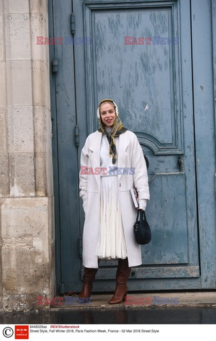 Street fashion na Tygodniu mody w Paryżu - zima 2018/19