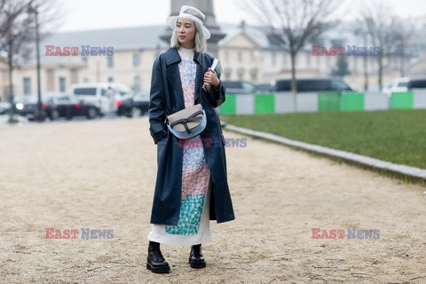 Street fashion na Tygodniu mody w Paryżu - zima 2018/19