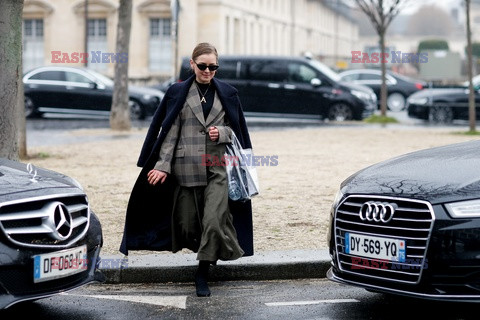 Street fashion na Tygodniu mody w Paryżu - zima 2018/19