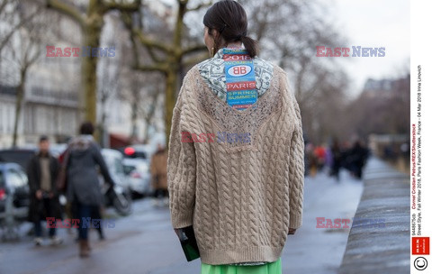 Street fashion na Tygodniu mody w Paryżu - zima 2018/19