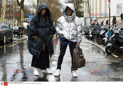 Street fashion na Tygodniu mody w Paryżu - zima 2018/19