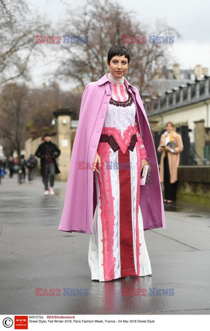 Street fashion na Tygodniu mody w Paryżu - zima 2018/19