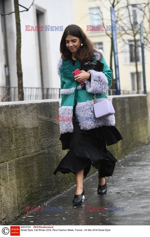 Street fashion na Tygodniu mody w Paryżu - zima 2018/19