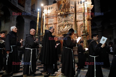 Franciszkanie - Strażnicy Grobu Świętego - AFP