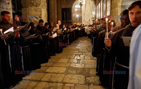 Franciszkanie - Strażnicy Grobu Świętego - AFP