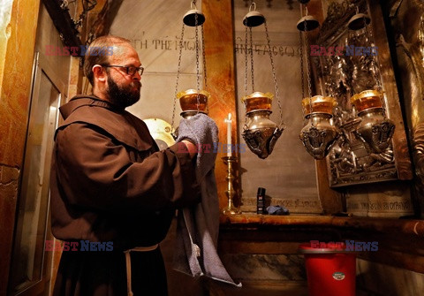 Franciszkanie - Strażnicy Grobu Świętego - AFP