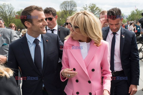 Emmanuel Macron z wizytą w USA