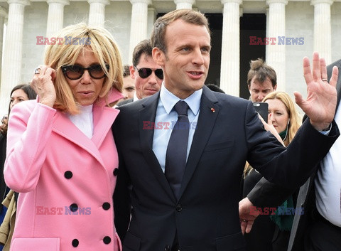 Emmanuel Macron z wizytą w USA