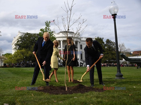 Emmanuel Macron z wizytą w USA