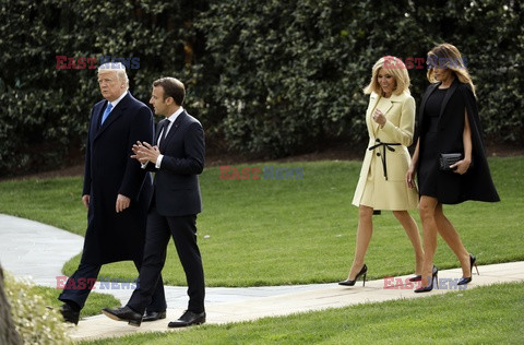 Emmanuel Macron z wizytą w USA