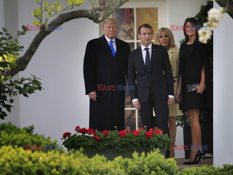 Emmanuel Macron z wizytą w USA