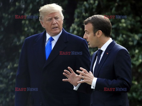 Emmanuel Macron z wizytą w USA