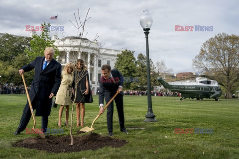 Emmanuel Macron z wizytą w USA