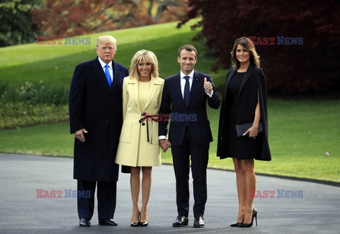 Emmanuel Macron z wizytą w USA