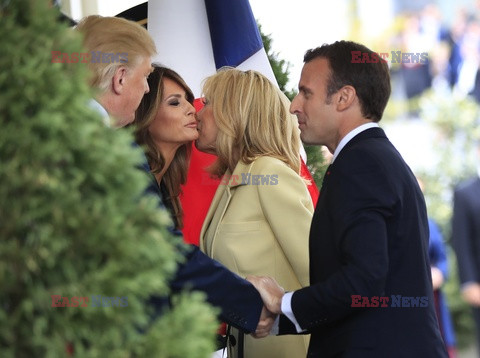 Emmanuel Macron z wizytą w USA