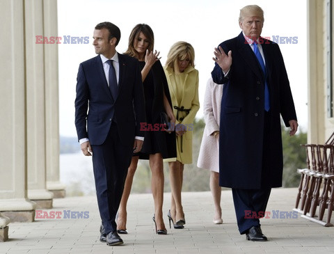 Emmanuel Macron z wizytą w USA