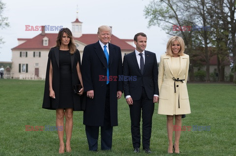 Emmanuel Macron z wizytą w USA