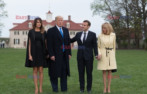 Emmanuel Macron z wizytą w USA