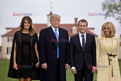 Emmanuel Macron z wizytą w USA