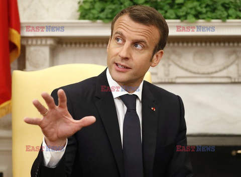 Emmanuel Macron z wizytą w USA