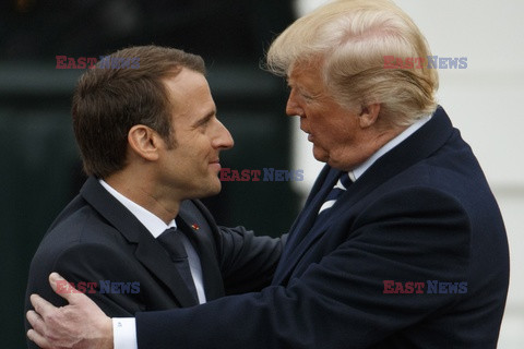 Emmanuel Macron z wizytą w USA