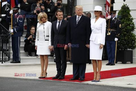 Emmanuel Macron z wizytą w USA