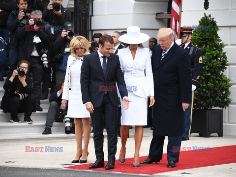 Emmanuel Macron z wizytą w USA