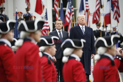 Emmanuel Macron z wizytą w USA