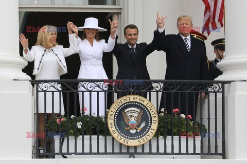 Emmanuel Macron z wizytą w USA