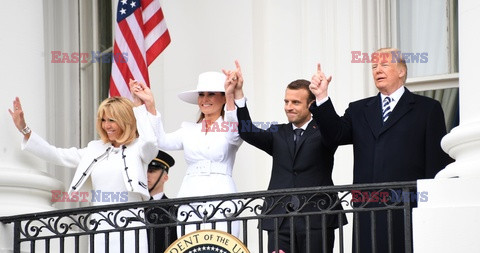 Emmanuel Macron z wizytą w USA