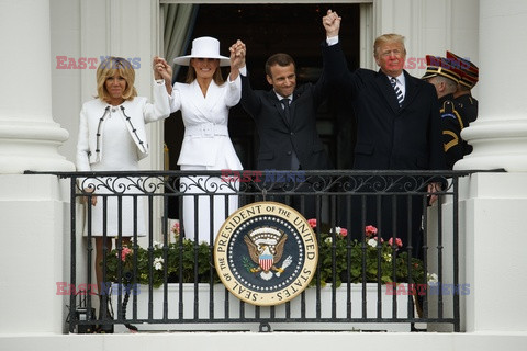 Emmanuel Macron z wizytą w USA