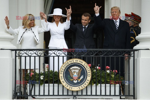 Emmanuel Macron z wizytą w USA