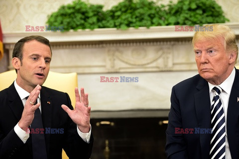 Emmanuel Macron z wizytą w USA