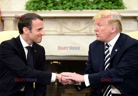 Emmanuel Macron z wizytą w USA