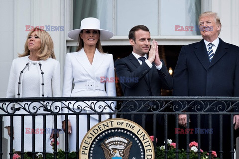 Emmanuel Macron z wizytą w USA