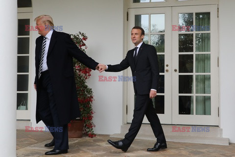 Emmanuel Macron z wizytą w USA