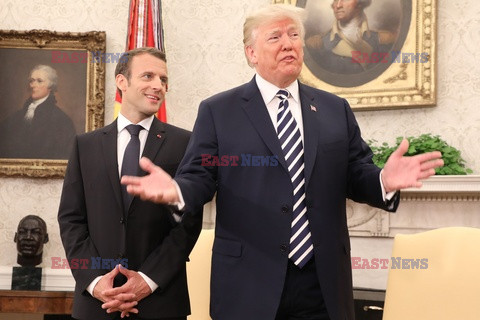 Emmanuel Macron z wizytą w USA