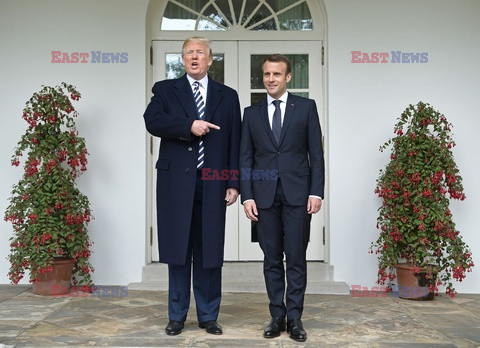 Emmanuel Macron z wizytą w USA