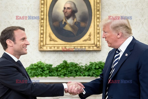 Emmanuel Macron z wizytą w USA