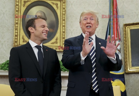 Emmanuel Macron z wizytą w USA