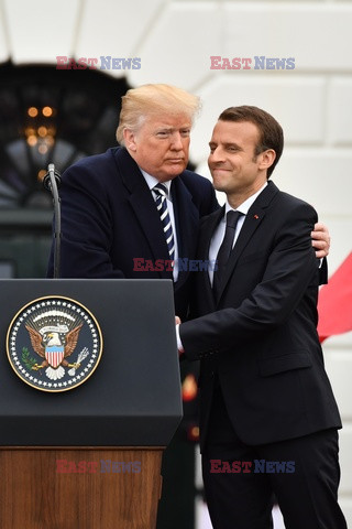 Emmanuel Macron z wizytą w USA