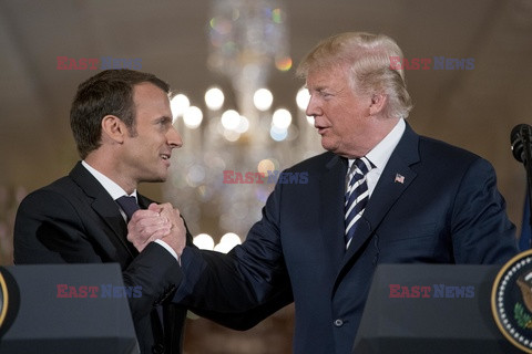 Emmanuel Macron z wizytą w USA