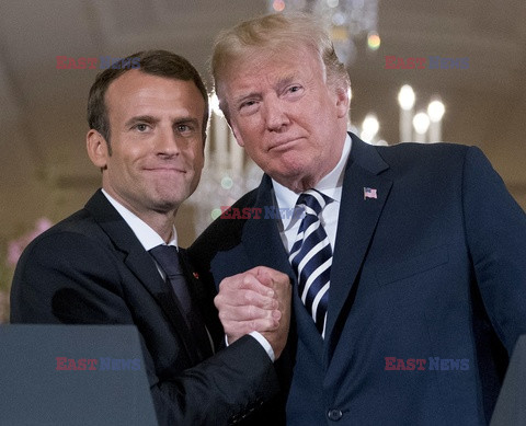 Emmanuel Macron z wizytą w USA