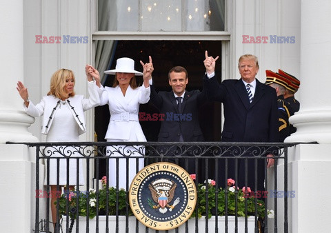 Emmanuel Macron z wizytą w USA