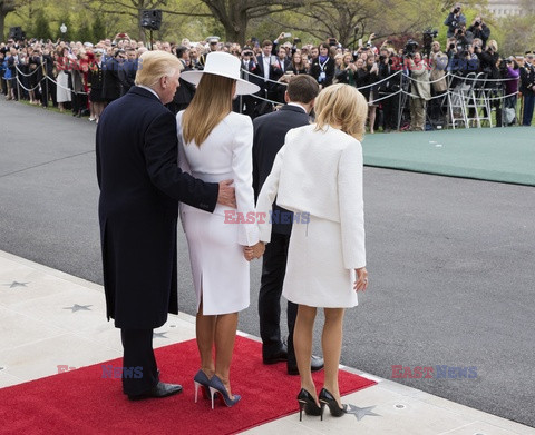 Emmanuel Macron z wizytą w USA