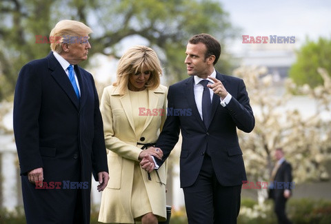 Emmanuel Macron z wizytą w USA