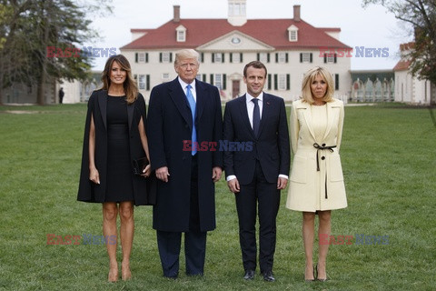 Emmanuel Macron z wizytą w USA