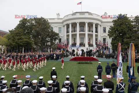 Emmanuel Macron z wizytą w USA