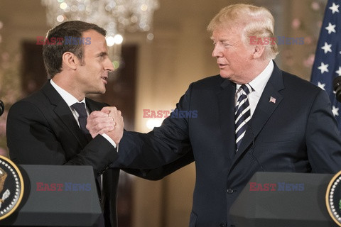 Emmanuel Macron z wizytą w USA