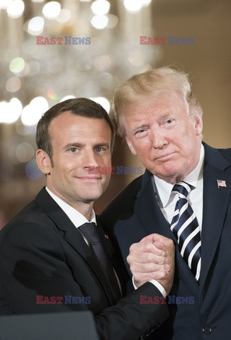 Emmanuel Macron z wizytą w USA